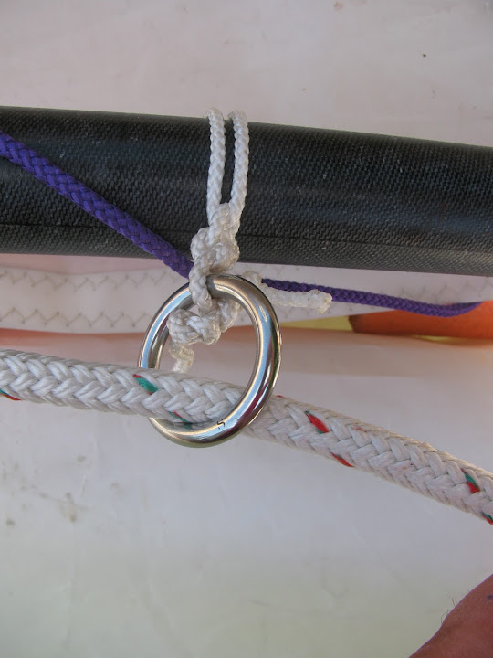 Securing Ring To Spar Knot(s)?