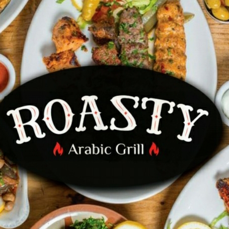 Roasty Arabic Grill logo