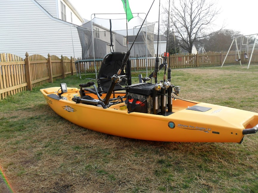 your fishing kayak setups?? pics - bass boats, canoes
