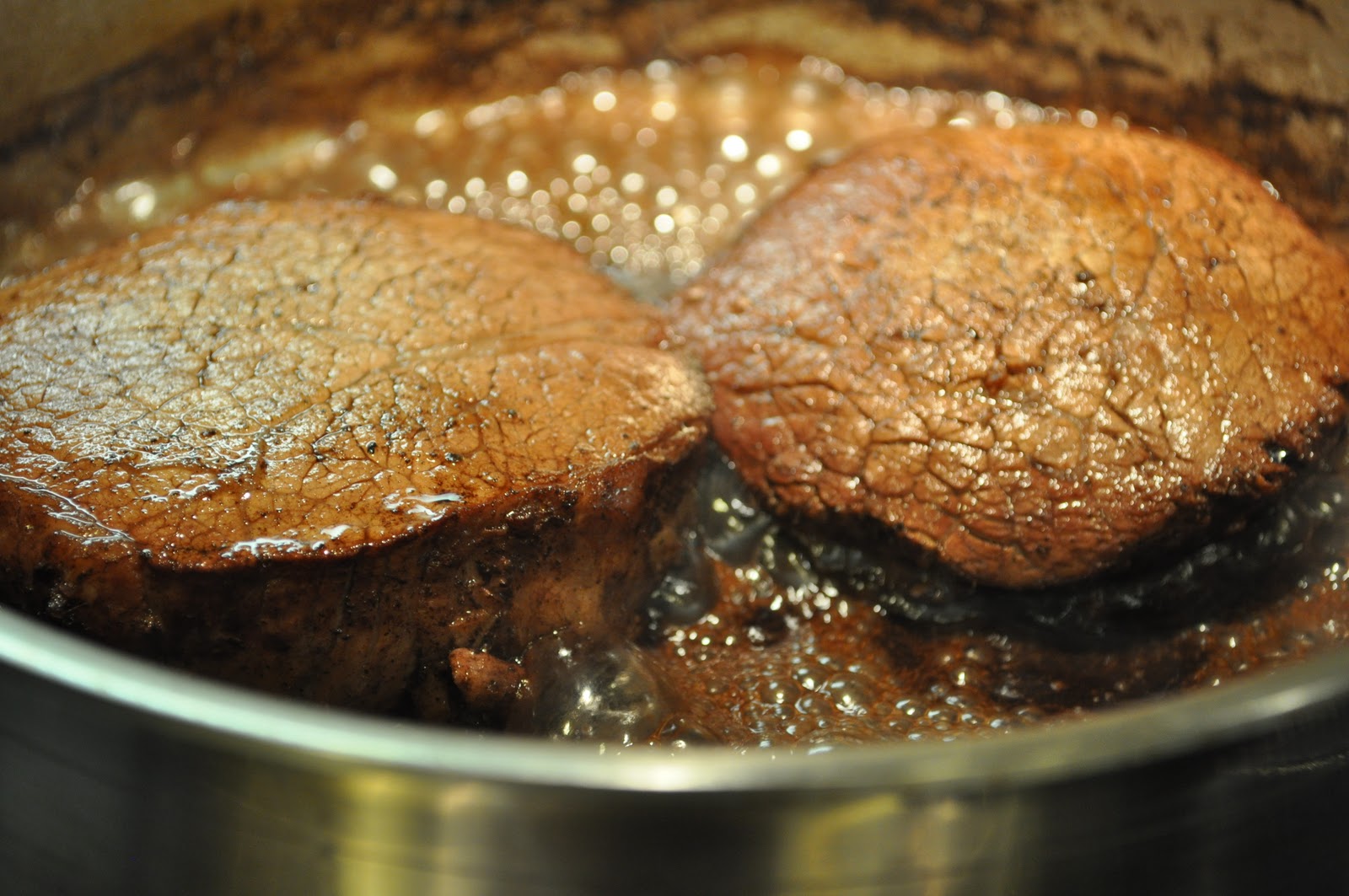 Create Amazing Meals Red Wine Marinated Eye of Round Steaks and Smashed New Potatoes 150th Post!