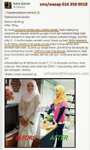 testimoni herblax dan lecithin image