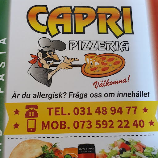Capri pizzeria göteborg logo