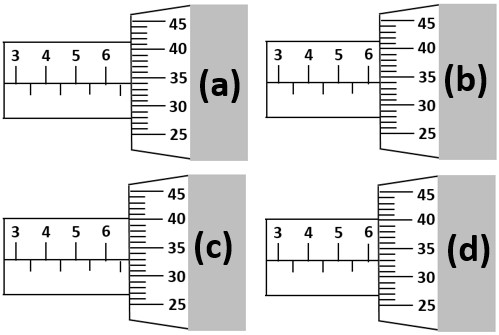 Diameter dalam suatu tabung diukur dengan menggunakan