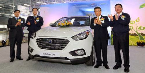Hyundai Ix35 Fuel Cell Powered Vehicles Now In Production