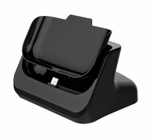 Sync Charger Station Cradle Dock For Samsung Galaxy S4 SIV i9500 - Black