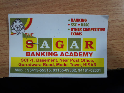 Sagar Banking Coaching Center, Model Town, Hisar, Haryana, India, Hisar, Haryana 125011, India, Coaching_Center, state HR