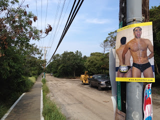 Boy Butter posters spotted on Fire Island
