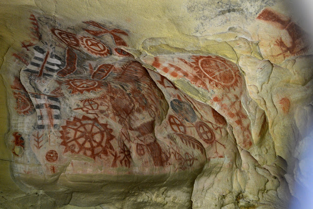 largest panel in Painted Cave