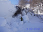 Avalanche Vosges, secteur Le Kastelberg, Combe des Hirondelles ("Nid d'Hirondelle" ou Schwalbennest) - Mittlach - Metzeral - Photo 3 - © David Pierre-Marie