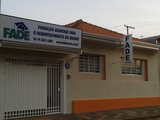 FADE - Fundação Ararense para o Desenvolvimento do Ensino, Rua Visconde do Rio Branco, 1225 - Centro, Araras - SP, 13600-081, Brasil, Ensino, estado São Paulo