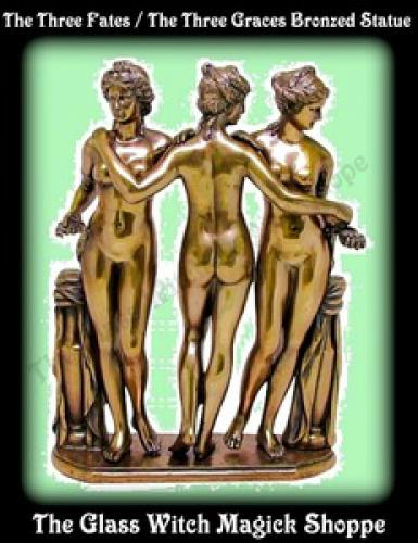 The Three Fates The Three Graces Bronzed Statue 85 00