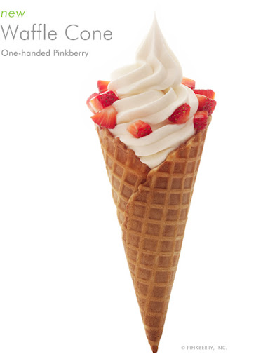 Pinkberry waffle cone