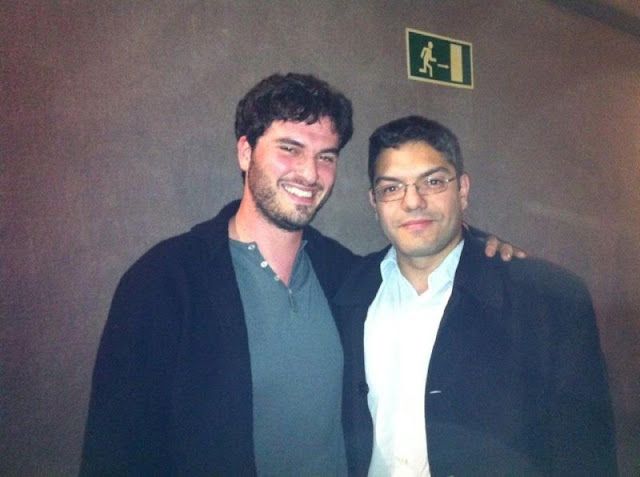 Gustavo Martín junto a Josh Trank Gustavo Martín junto a Josh Trank