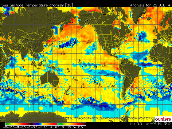 22nd july sst anomlay 