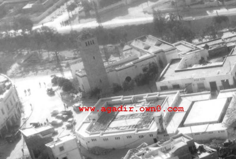 مسجد تالبرجت قبل وبعد الزلزال Jg