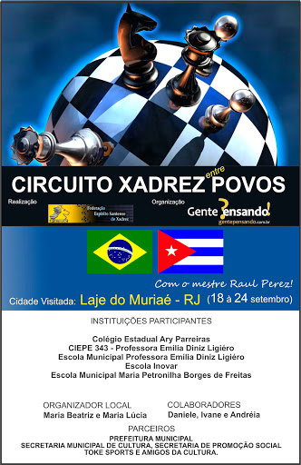 Vitor - Rio de Janeiro,Rio de Janeiro: Pedagogo dá aulas de xadrez
