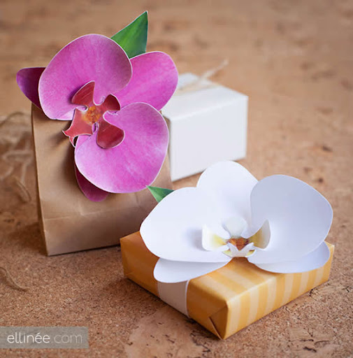 Orquídea de papel