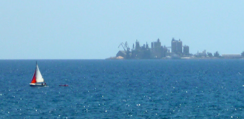 Segelboot vor Maspalomas.