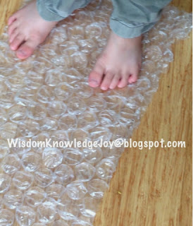 Have fun using bubble wrap to study music.