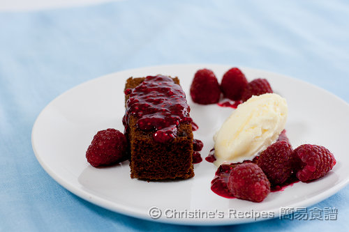 朱古力蛋糕配樹莓醬 Chocolate Cake with Raspberry02
