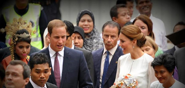 Putera William , Kate Middleton di Malaysia