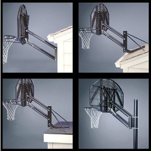 Spalding 72307PR 52 inch Acrylic Portable Basketball System-