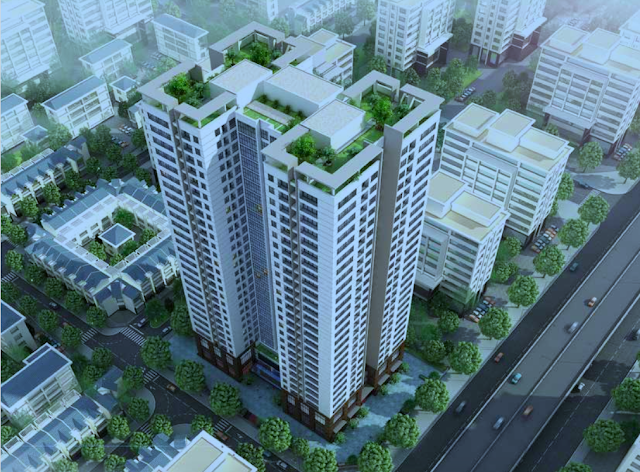 Phối cảnh chung cư Housinco Grand Tower Phối cảnh chung cư Housinco Grand Tower