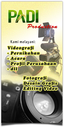 PADI Production melayani Videografi pernikahan, acara, profil perusahaan, dll. Fotografi, Desain Grafis, Editing Video.