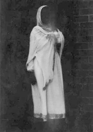 Full Dressed Woman In Colonial Dress Ghostly Spirit Image