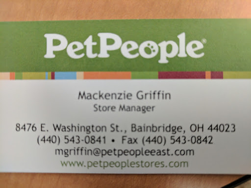 Pet Supply Store «PetPeople», reviews and photos, 8476 E Washington St, Chagrin Falls, OH 44023, USA