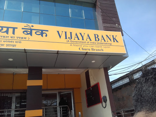 Vijaya Bank, Swami Gopaldas Marg, Gandhi Nagar, Churu, Rajasthan 331001, India, Public_Sector_Bank, state RJ