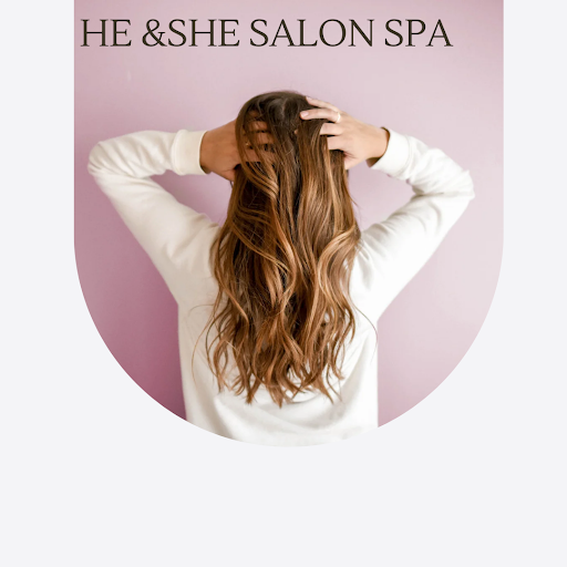 He & She Salon & Spa logo