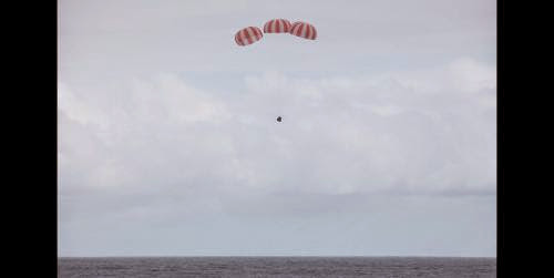 Spacex Crs 4 Mission Ends With A Splashdown In The Pacific Ocean