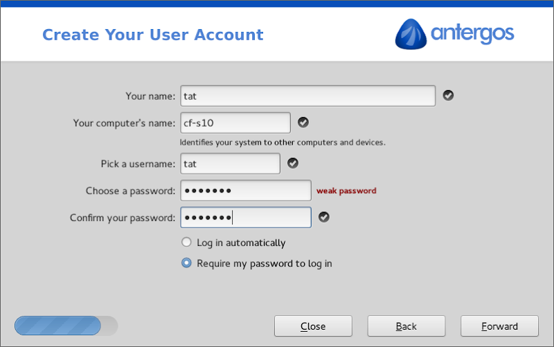 Create Your User Accout