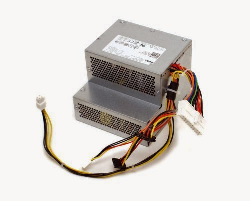 Genuine Dell H790K Optiplex 360 Desktop (DT) System 255W Power Supply PSU, Compatible Part Numbers: H797K, HP-D2553A0 02LF, F225E-01, Compatible Model Number: H255E-01