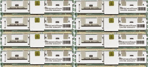  16GB (8X2GB) NEMIX RAM Certified Memory for HP Workstation XW8200 PH201A(DDR2 400MHz PC2-3200 ECC)