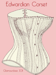Edwardian corset - Glamourdaze