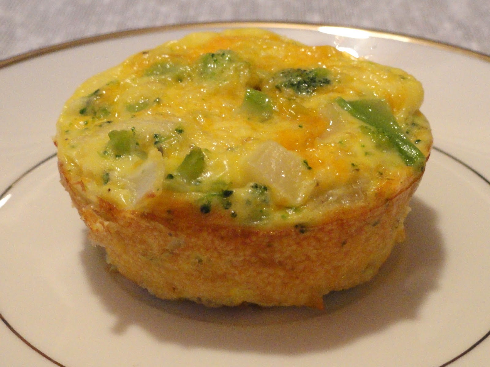 As Good As Gluten: Crustless Broccoli & Cheese Mini Quiches
