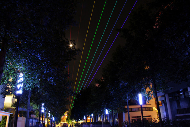 rainbow at night,Rainbow At Night lasers,lasers Rainbow At Night,Photos of High Powered Laser Rainbows Projected Across the Night Sky,Photos of High Powered Laser Rainbows,High Powered Laser Rainbows Photos,Laser Rainbows Photos,Laser Rainbows