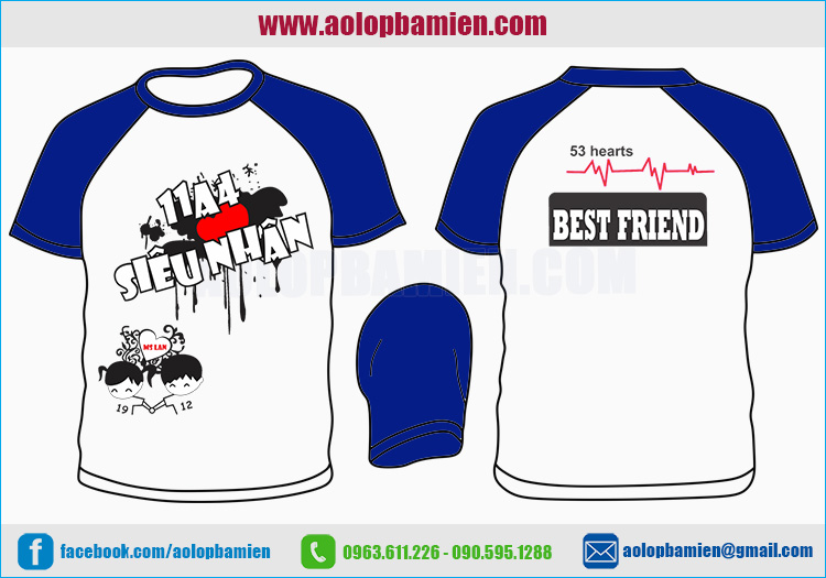 áo lớp đẹp raglan 92