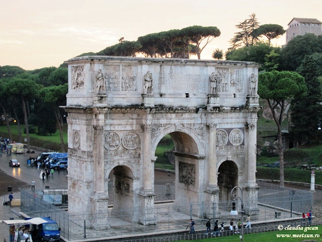 obiective turistice Roma: Arcul lui Constantin