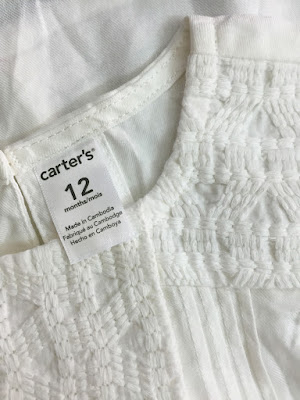 Áo vải Carter, hàng xuất xịn, made in cambodia.