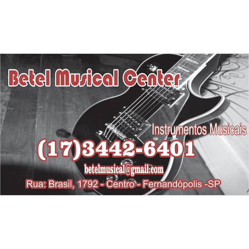 Betel Musical Center, R. Brasil, 1792 - Centro, Fernandópolis - SP, 15600-000, Brasil, Lojas_Música_e_instrumentos_musicais, estado Sao Paulo