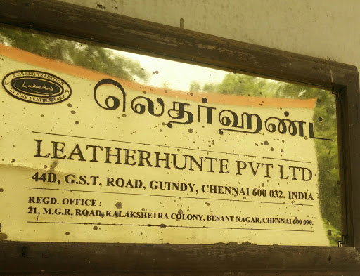 Leatherhunte Private Limited, 44-d, G S T Road, Guindy, Guindy, Chennai, Tamil Nadu 600032, India, Leather_Goods_Shop, state TN