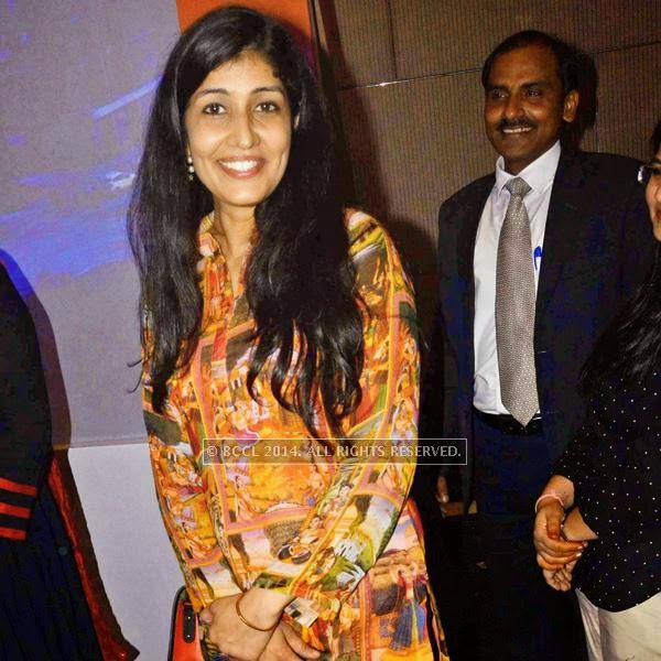 To celebrate the launch of SS Group's upcoming project, Omnia, in Gurgaon, a grand party was recently hosted at a hotel in Gurgaon. Seen here is Ruchika.