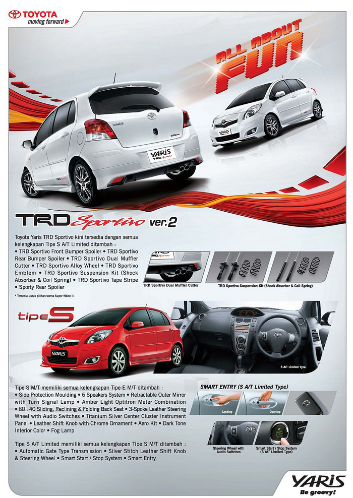 Brosur Toyota All New Yaris Baru Tahun 2015