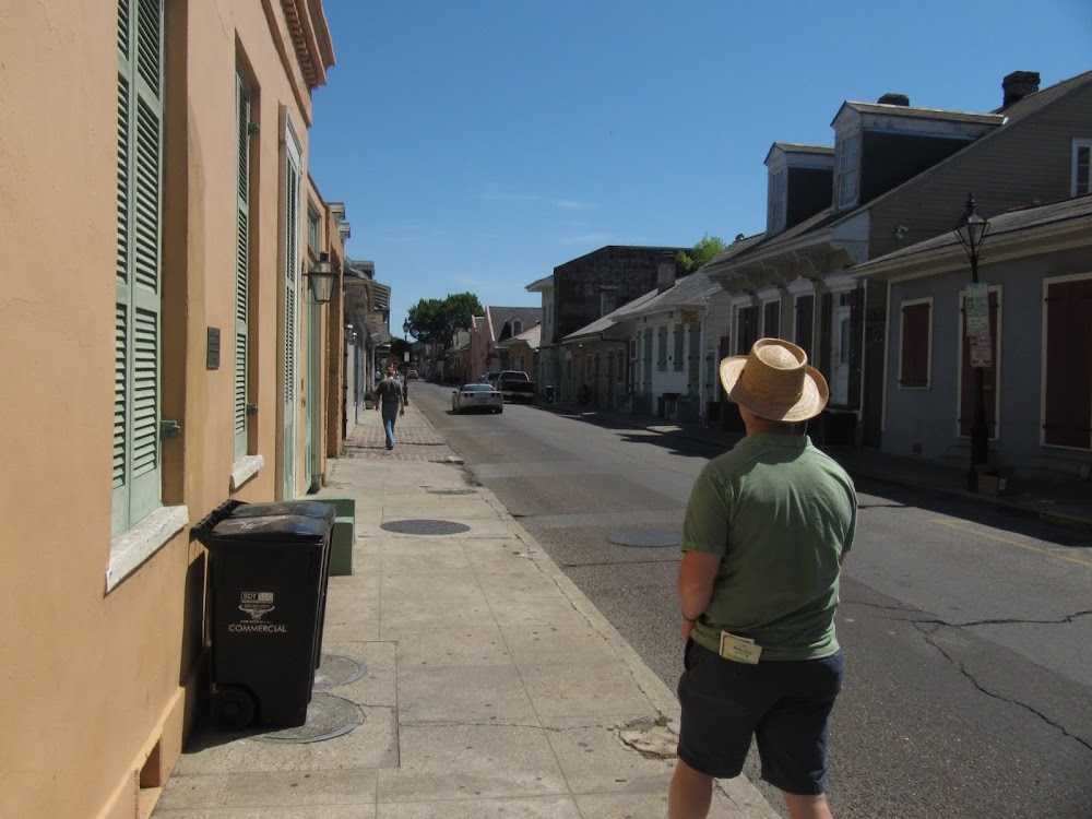 Walking through the French Quarter