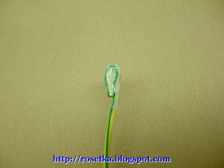 вязание крючком, куклы, мастер-класс Петля из проволоки- крупный план