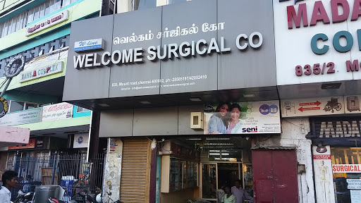 Welcome Surgical Co, 835, Mount Road, Mount Road, Chennai, Tamil Nadu 600002, India, Surgical_Supply_Shop, state TN