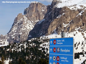 na zdjęciu region narciarski Alpe di Siusi